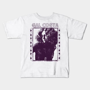 Gal Costa \/\ Retro Original Fan Art Design Kids T-Shirt